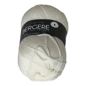 Bergere De France Merinos 2.5 Yarn Ecru Bebe  Baby 1 Skein 100% Merino Wool